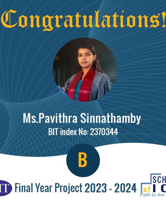 Congratulations – BIT Final Year Project 2024